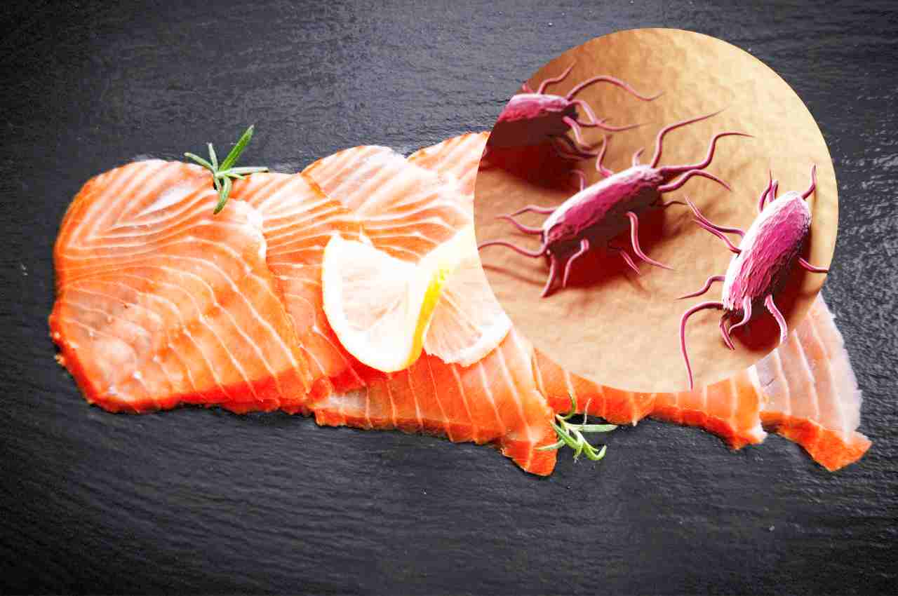 Salmone affumicato con Listeria