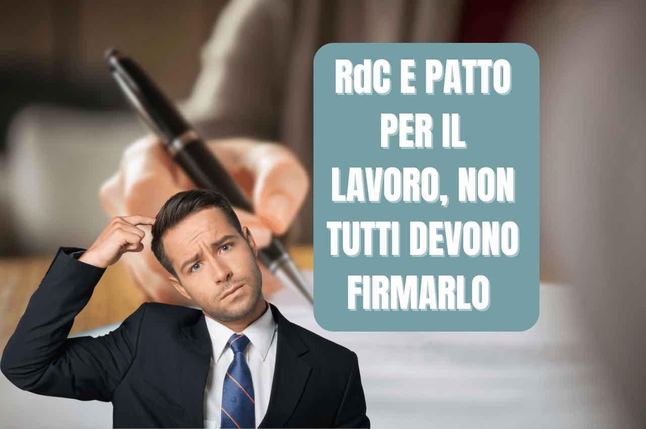 RdC patto per il lavoro