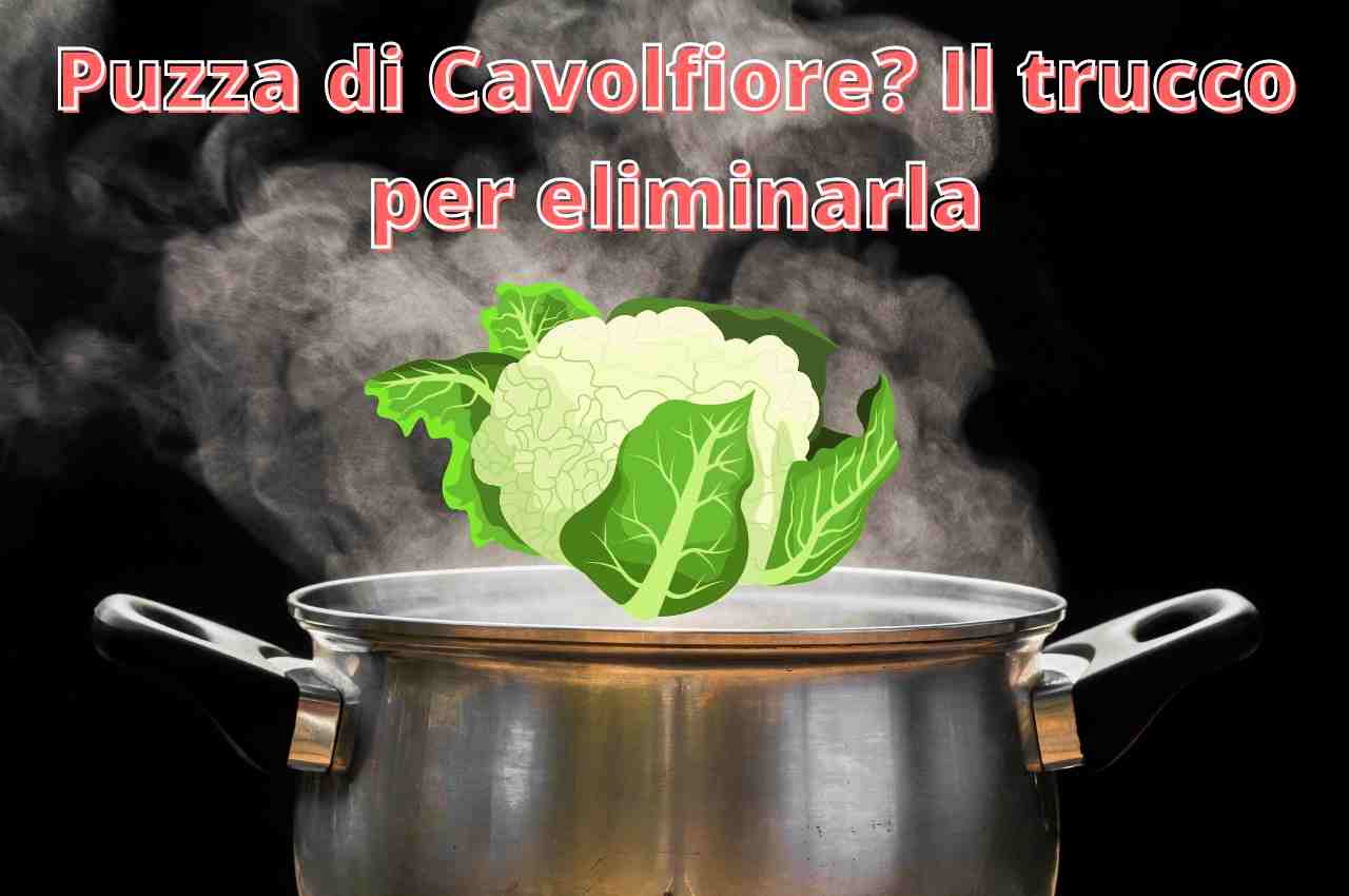 eliminare la puzza di Cavolfiore