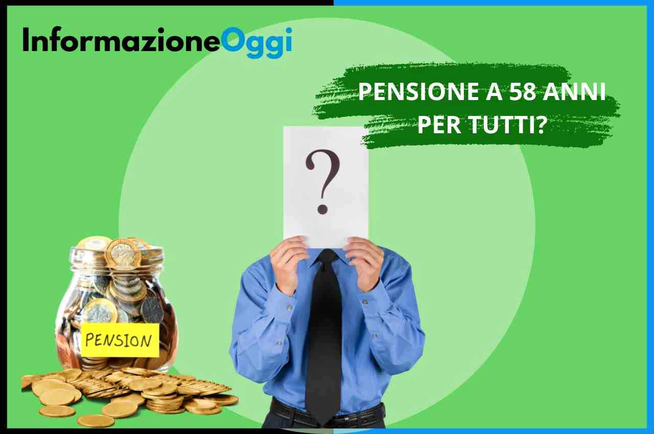 pensione 58 anni