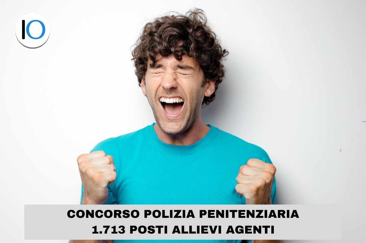 uomo contento per concorso