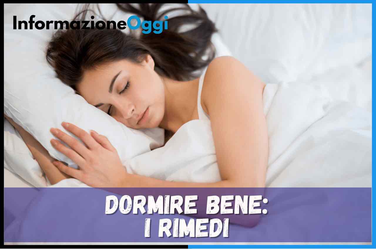 dormire bene rimedi