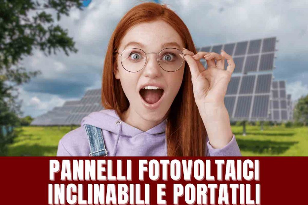 Pannelli fotovoltaici inclinabili