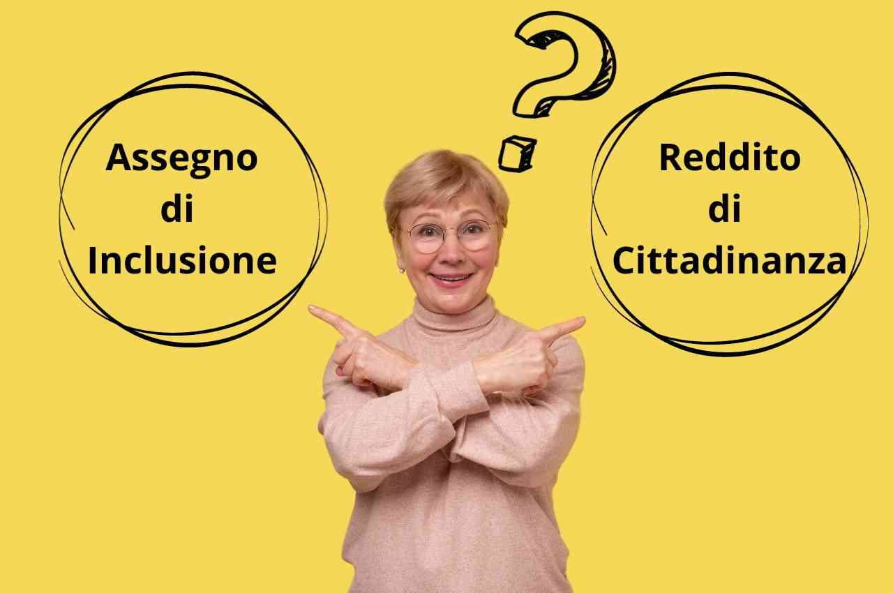 assegno di inclusione e reddito di cittadinanza