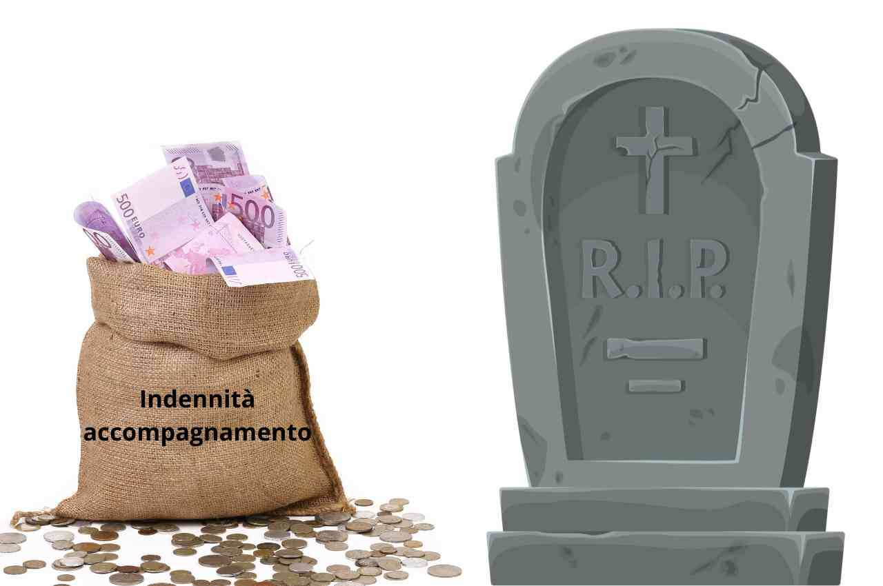 morte beneficiario indennità di accompagnamento