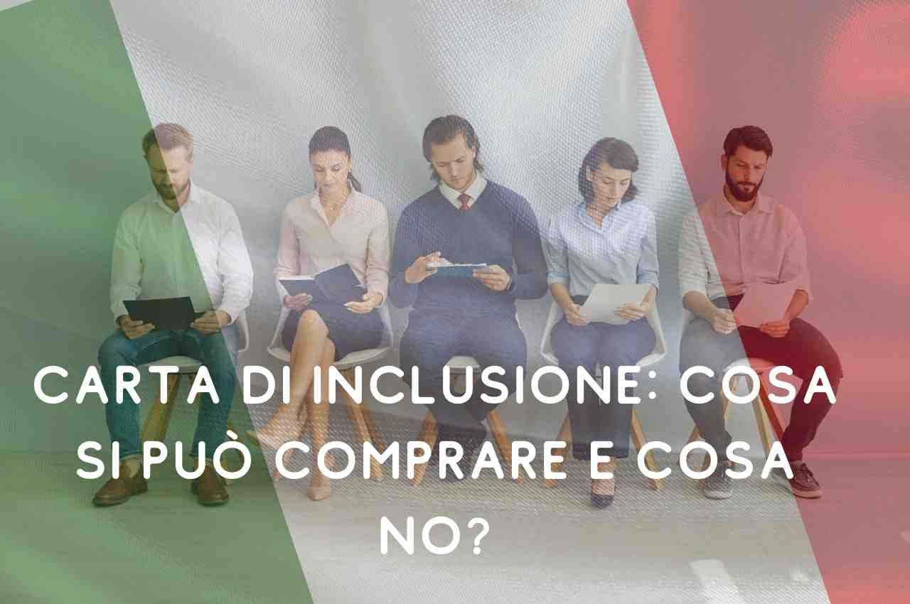 Cosa comprare e cosa no con la Carta d'Inclusione